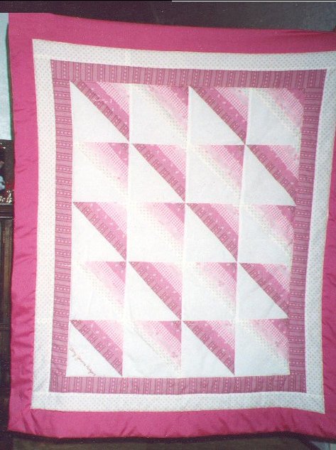 A baby quilt for<br>Amy Jeanne Rodgers